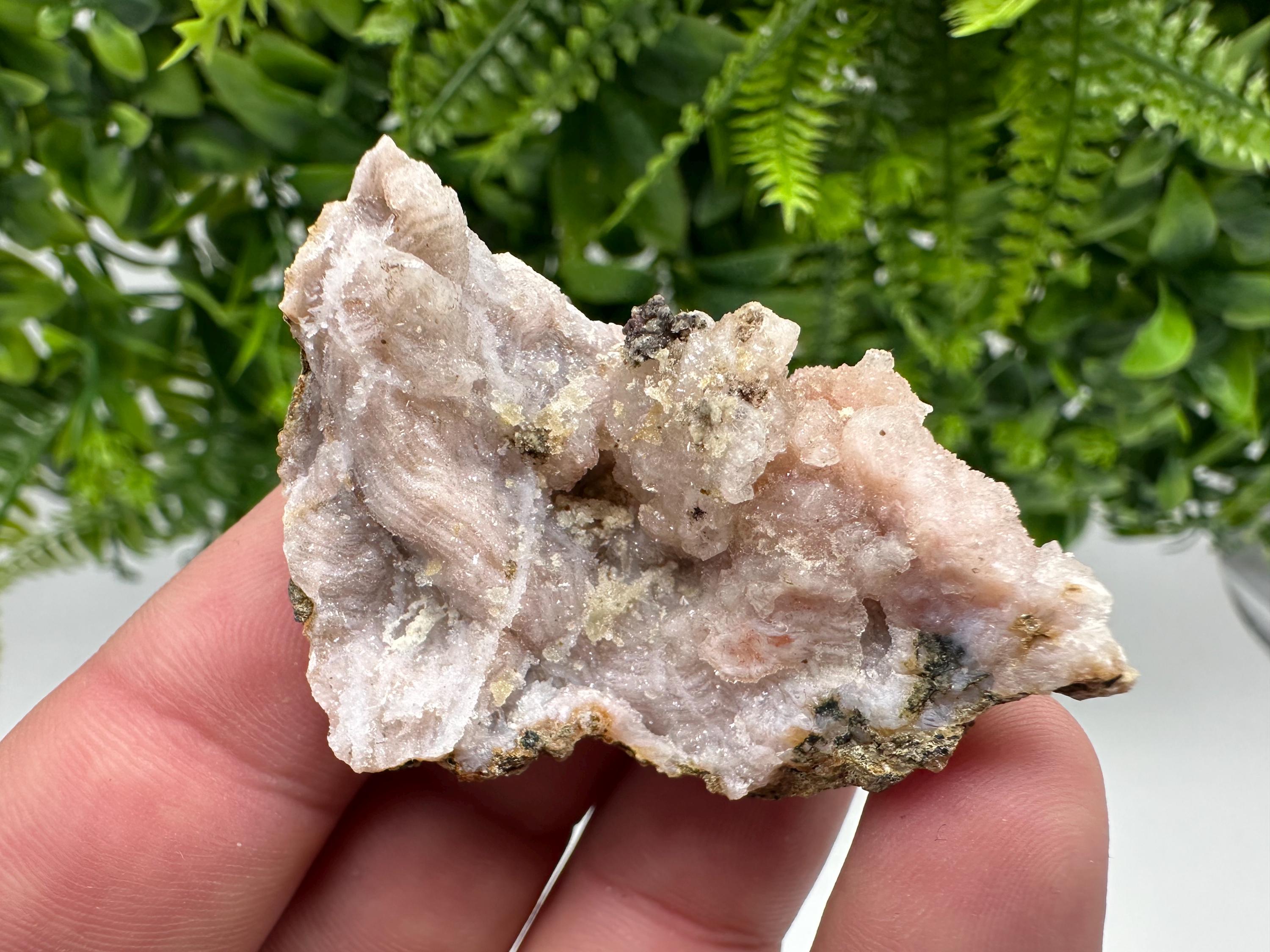 Moroccan Red Chalcedony Crystal Specimen: Rare Mineral Gift