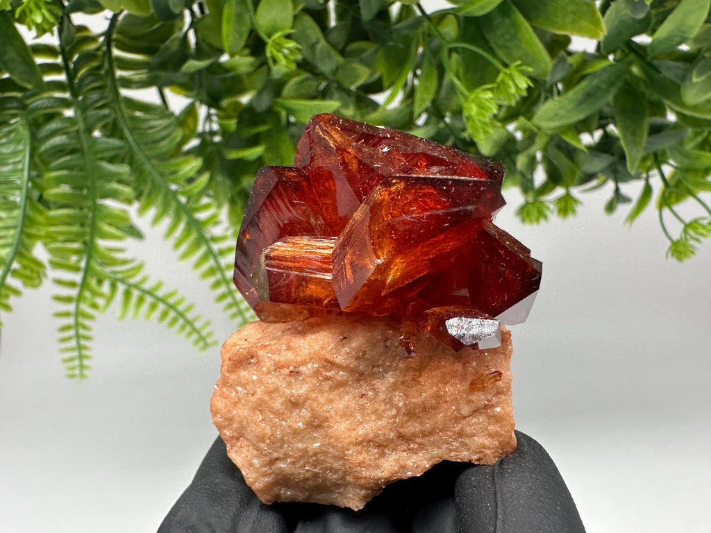 Orange-Brown Arcanite Mineral Specimen, Santa Ana Tin Mine