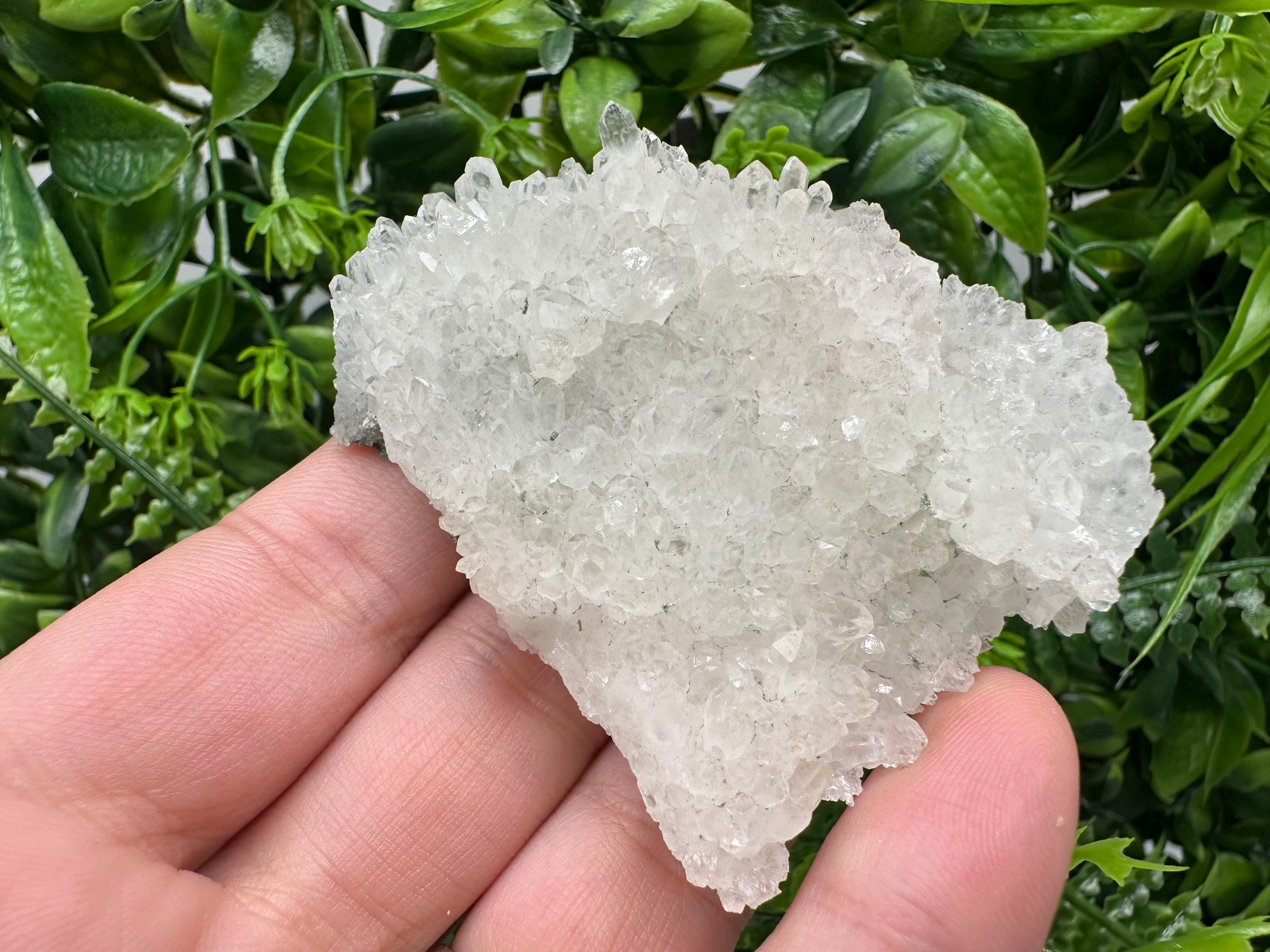 Transparent Quartz on Chlorite Matrix, Borieva Mine Mineral Specimen