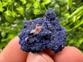 Crystallized Azurite-Kerrouchen,Morocco-Blue Azurite Specimen-High Quality Blue Azurite-Azurite Mineral Specimen, gemmy,lustrous of Azurite