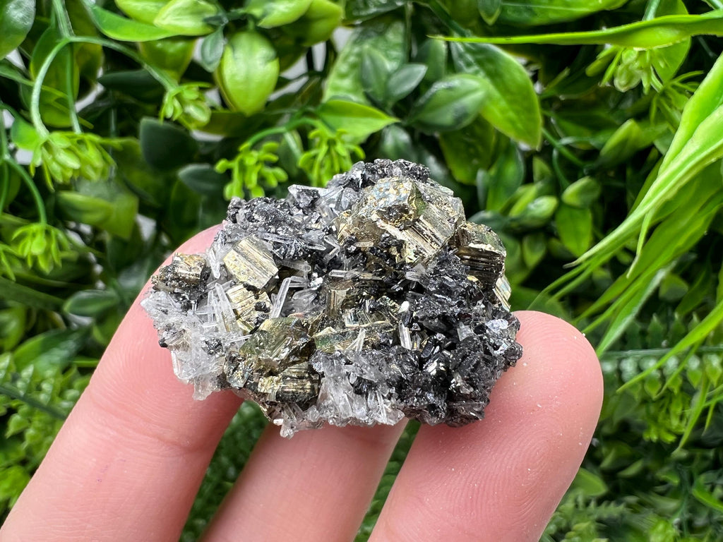 Stunning Pyrite on Quartz,Calcite from Borieva mine,Madan,Bulgaria,natural,collectible mineral specimen,home decor stone,collection crystal