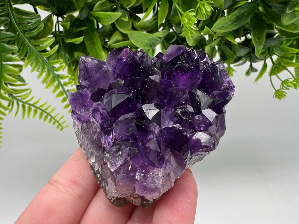 Uruguay Amethyst Crystal: Purple Quartz Home Decor, Energy Stone
