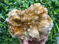 Iron Oxide Limonite Quartz Crystal Cluster, Home Decor Minerals