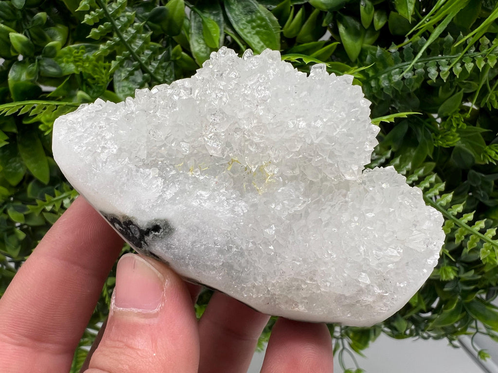 Natural Chalcedony Specimen: India Crystal Mineral, Home Decor