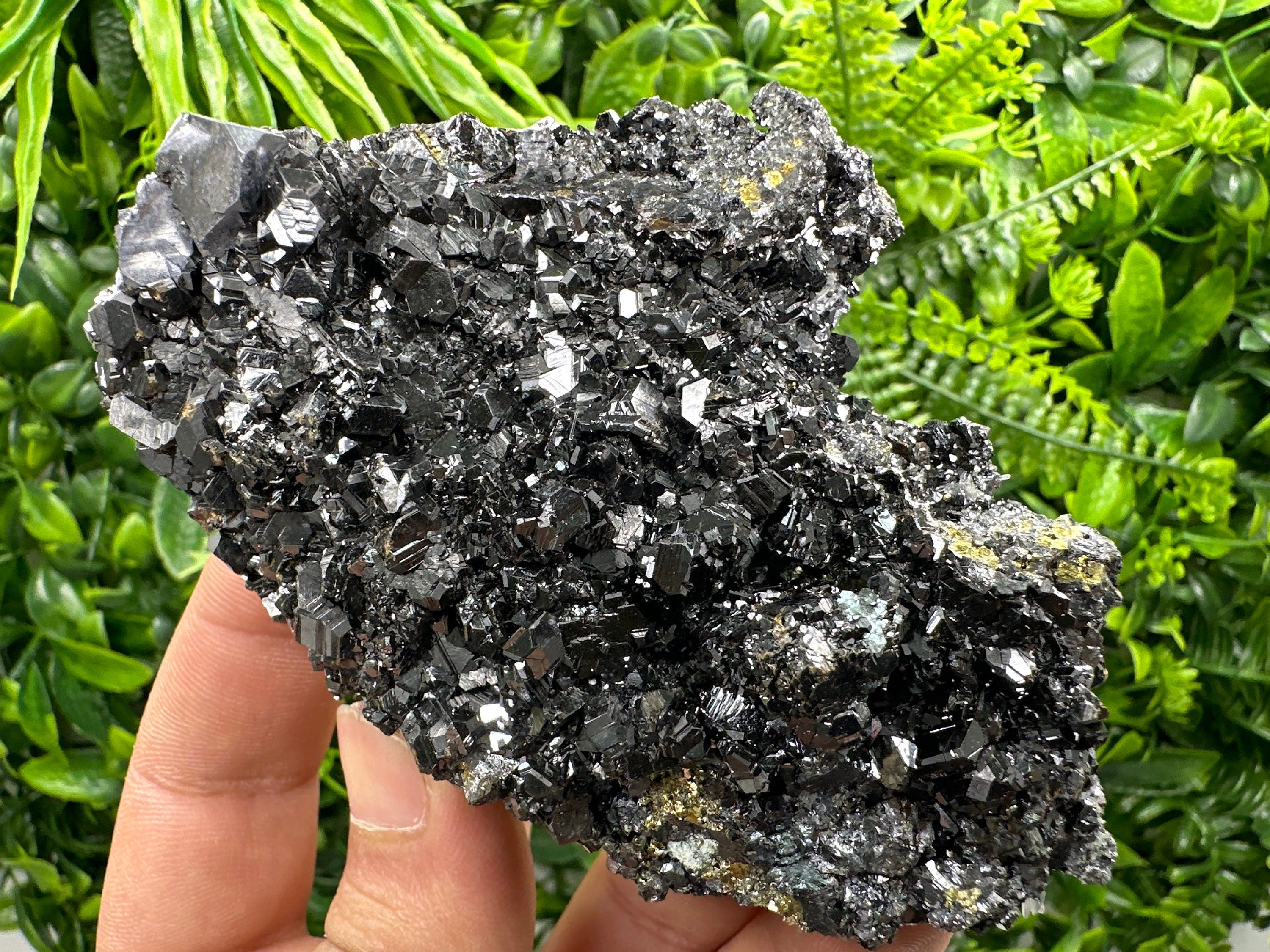 Shiny Galena with Black Sphalerite: Natural Mineral Souvenir