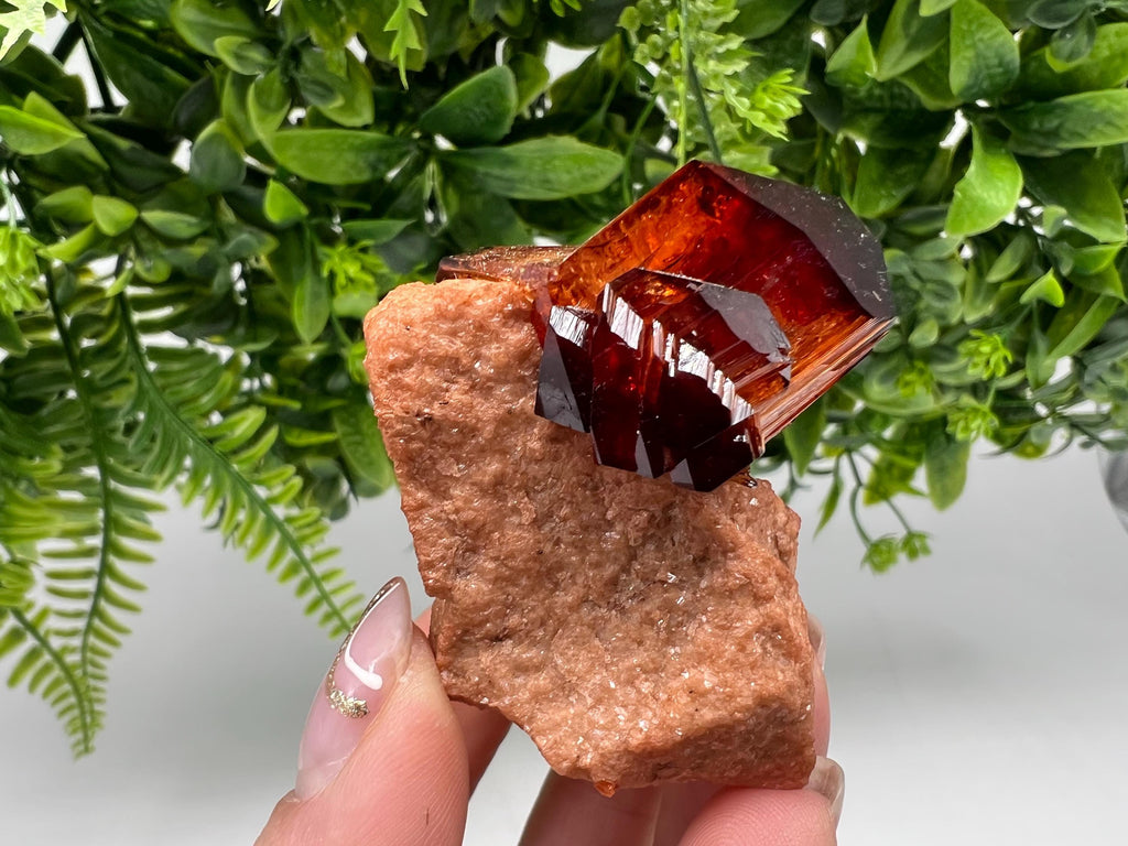 Orange-Brown Arcanite Mineral Specimen, Santa Ana Tin Mine
