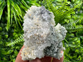 Chlorite Quartz Cluster: Bulgarian Mineral Specimen, Home Decor Stone