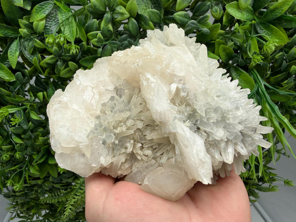 Milky Quartz Calcite Specimen, Borieva Mine Bulgaria, Home Decor Stone