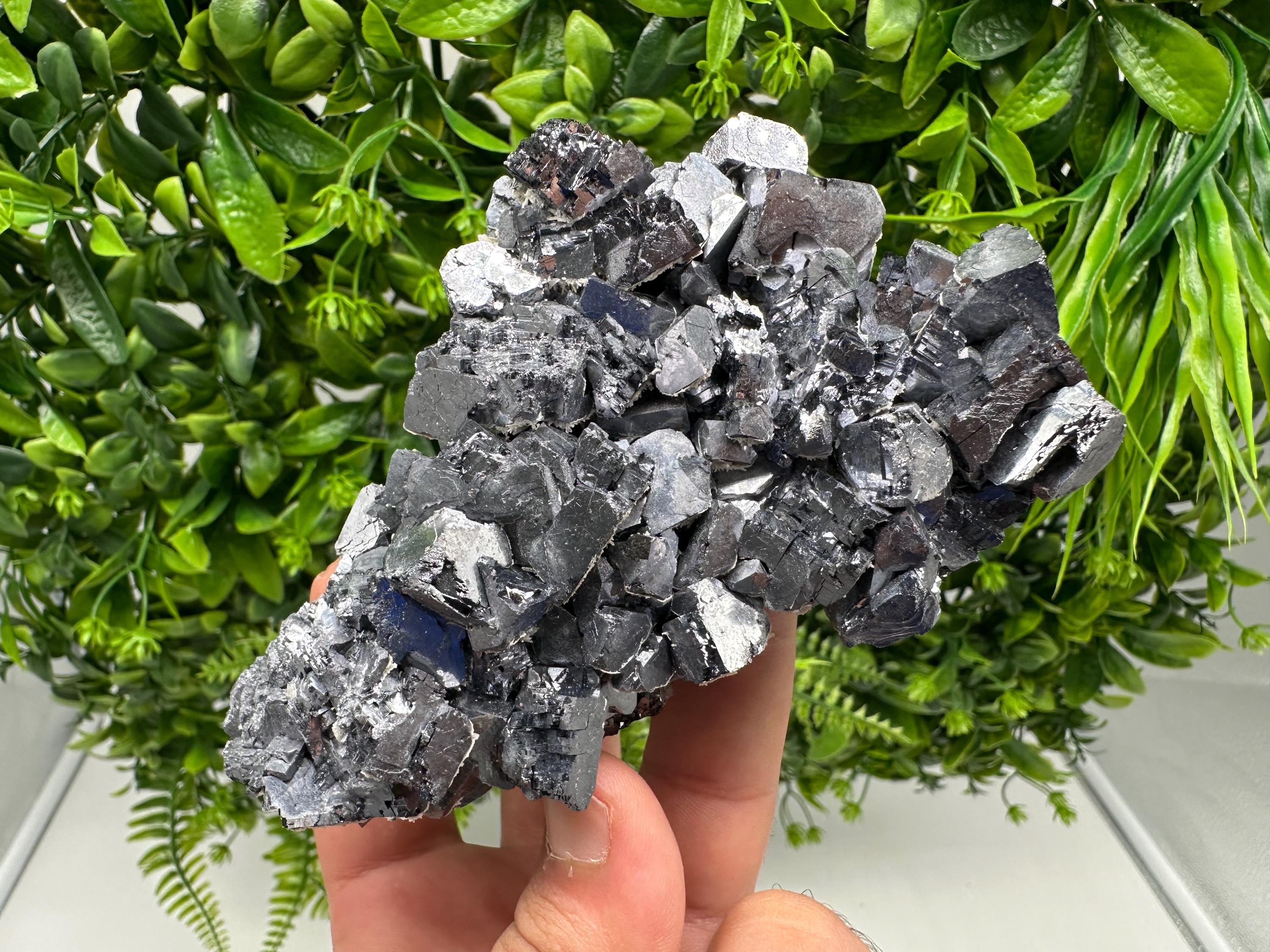 Rare Galena Cube Mineral Specimen, Bulgaria Home Decor Stone