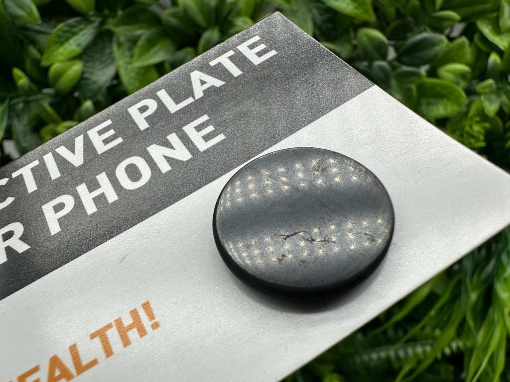 Shungite Phone Sticker, Origin Russia, Radiation Protection, Good Luck