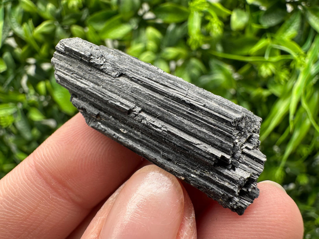 Natural Black Tourmaline Crystal – Raw Protective Stone, Healing Crystal, Grounding Mineral Gift