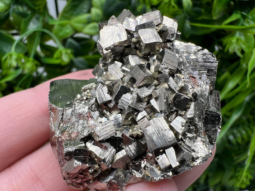 Rare Pyrite Crystal Cluster, Natural Minerals, Home Decor, Bulgaria