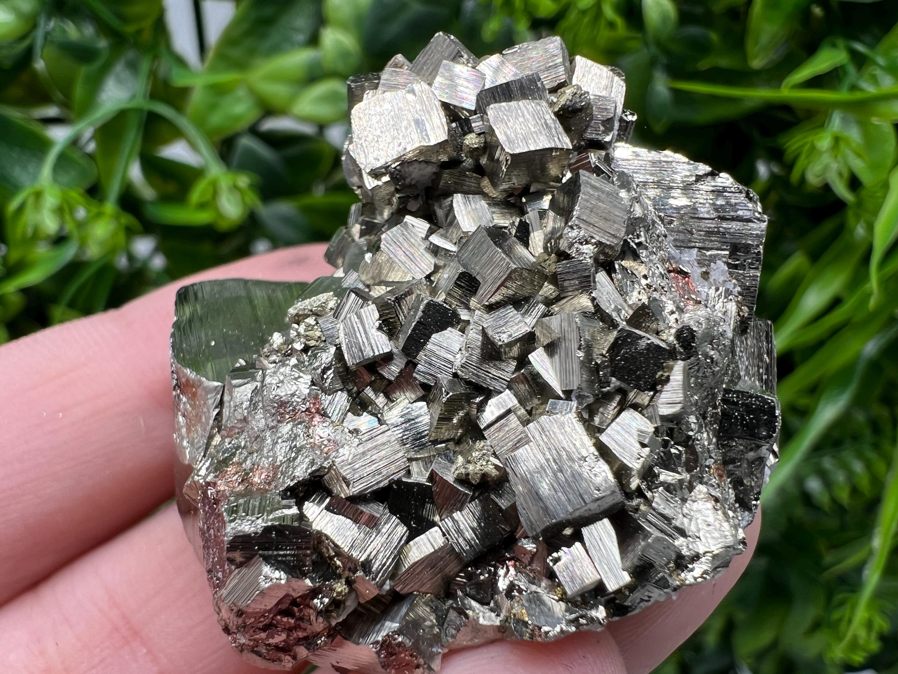 Rare Pyrite Crystal Cluster, Natural Minerals, Home Decor, Bulgaria