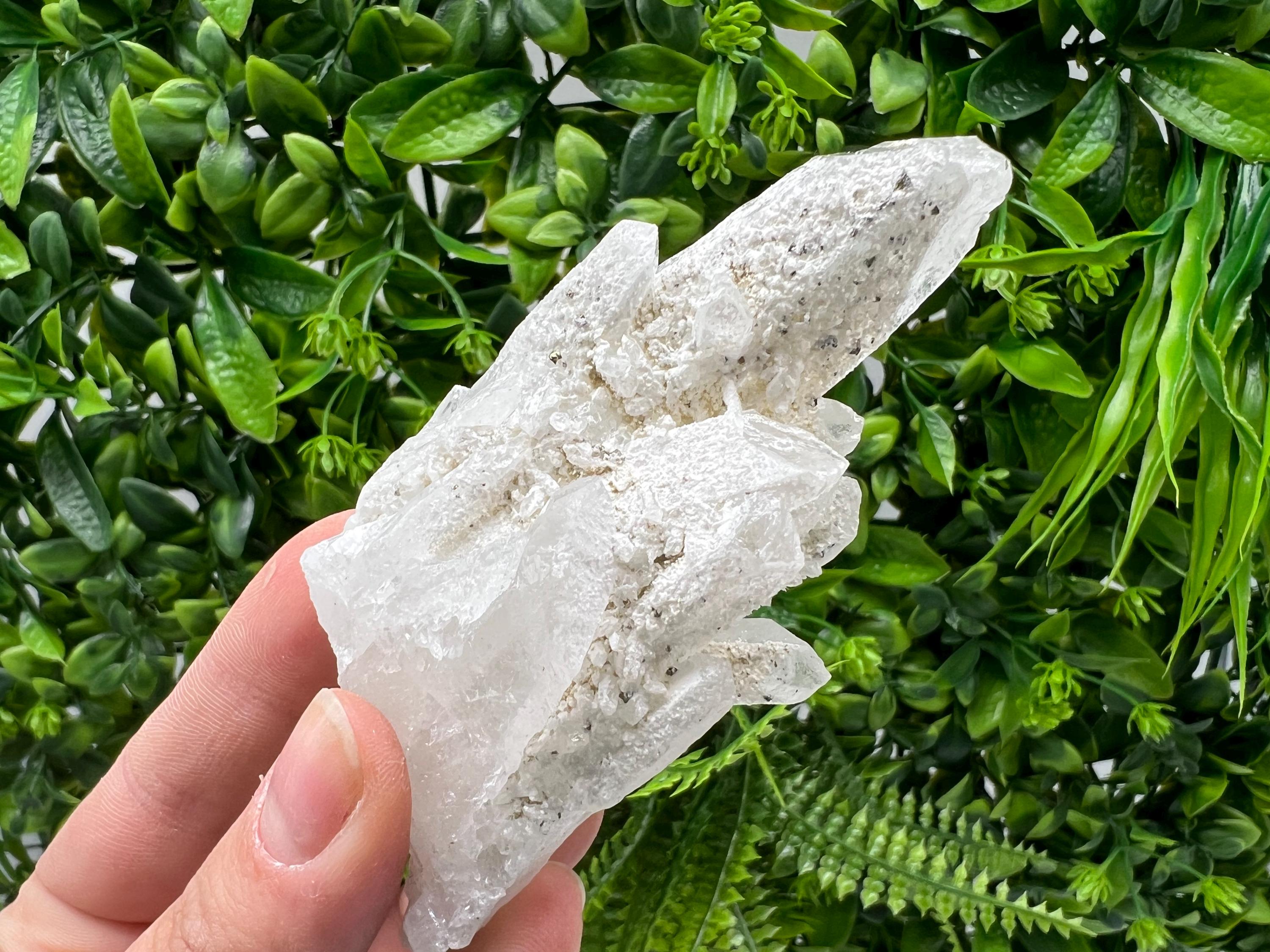 Quartz with Pyrite: Krushev Dol Mineral Specimen, Bulgaria