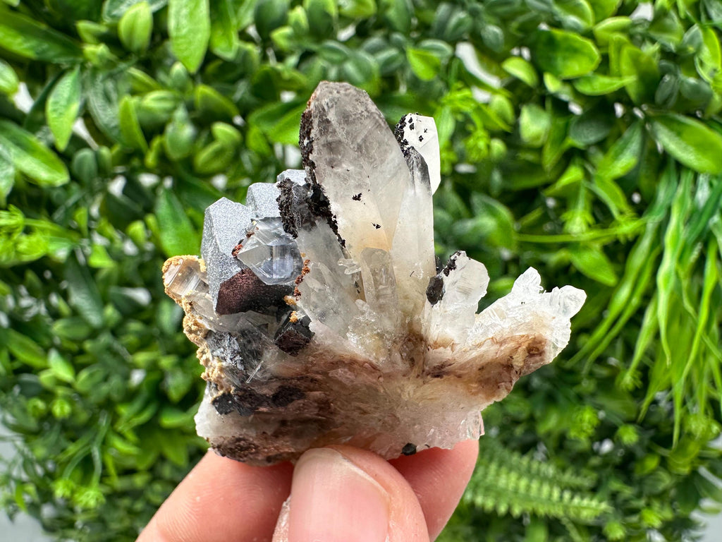 Wonderful Sphalerite Chalcopyrite on  Quartz whit Galena feom 9 th September mine,Bulgaria,natural,collection mineral specimen,gift