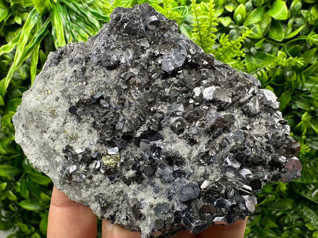 Sphalerite Galena Calcopyrite on Quartz, Borieva Bulgaria Mineral Specimen