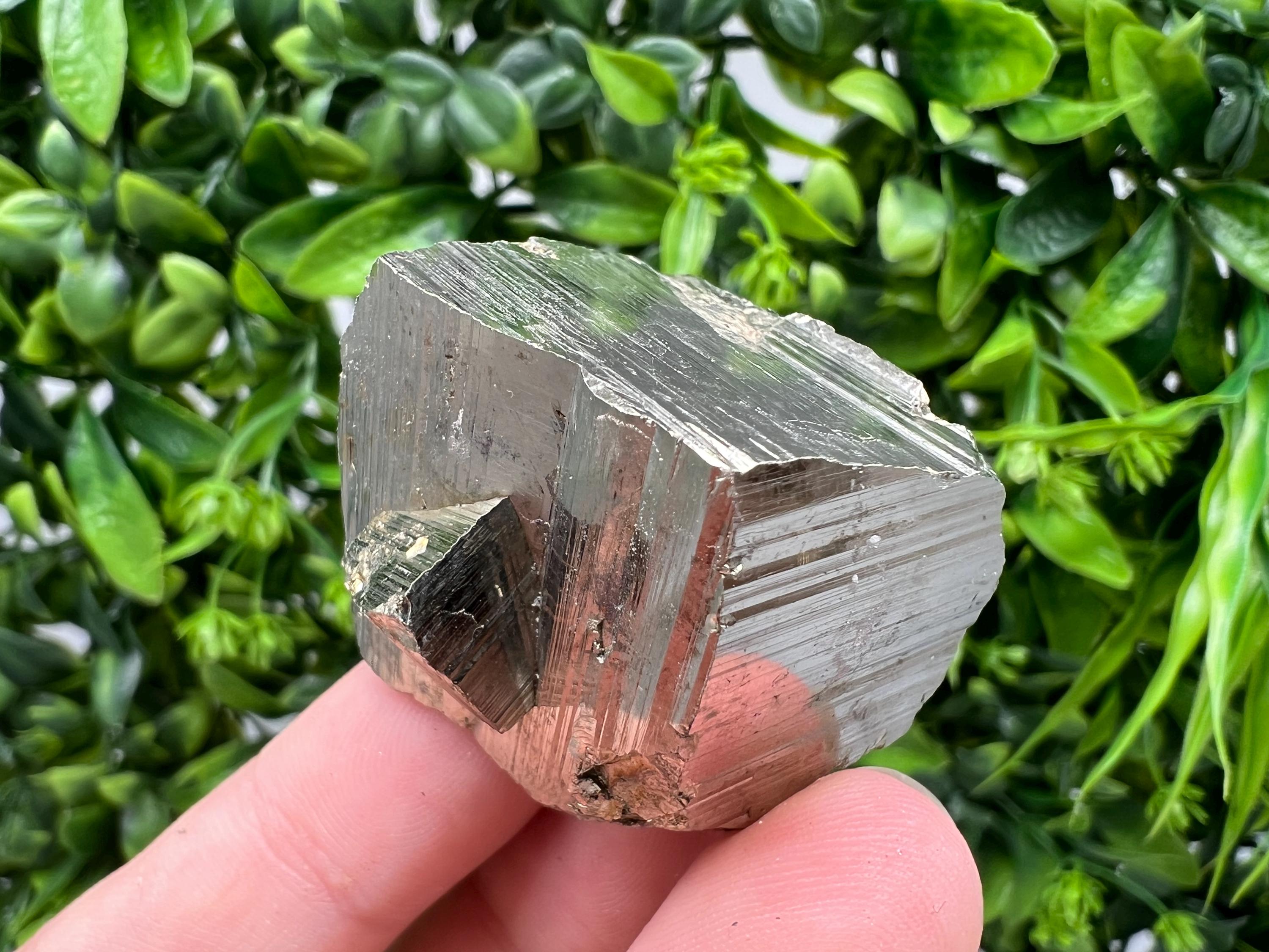 Rare Crystalline Rainbow Pyrite Cluster, Borieva Mine, Bulgaria