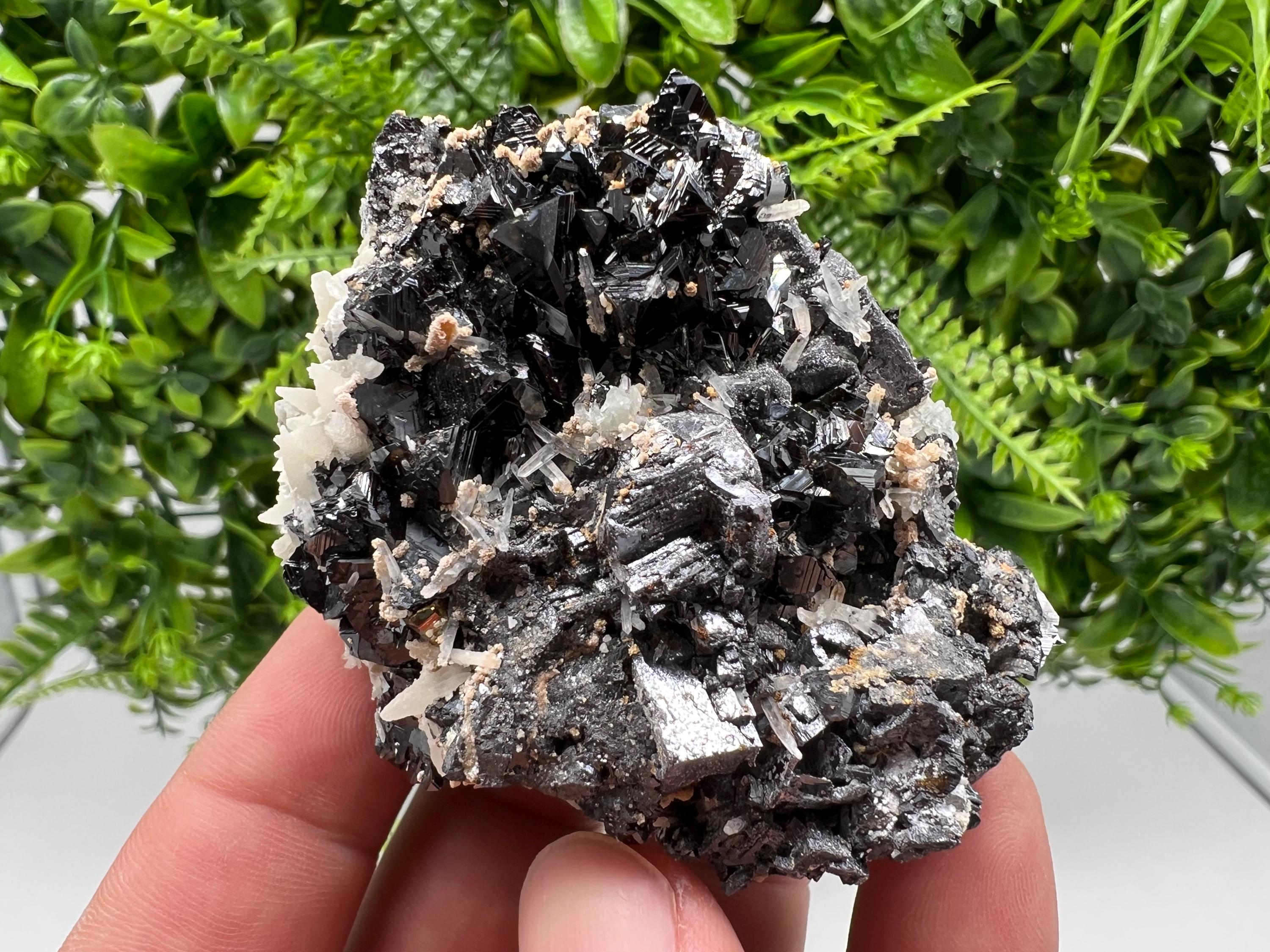 Wonderful Rainbow Pyrite,Sphalerite on Quartz from 9 th September mine,Madan,Bulgaria natural,collectibles mineral specimen,home decor stone