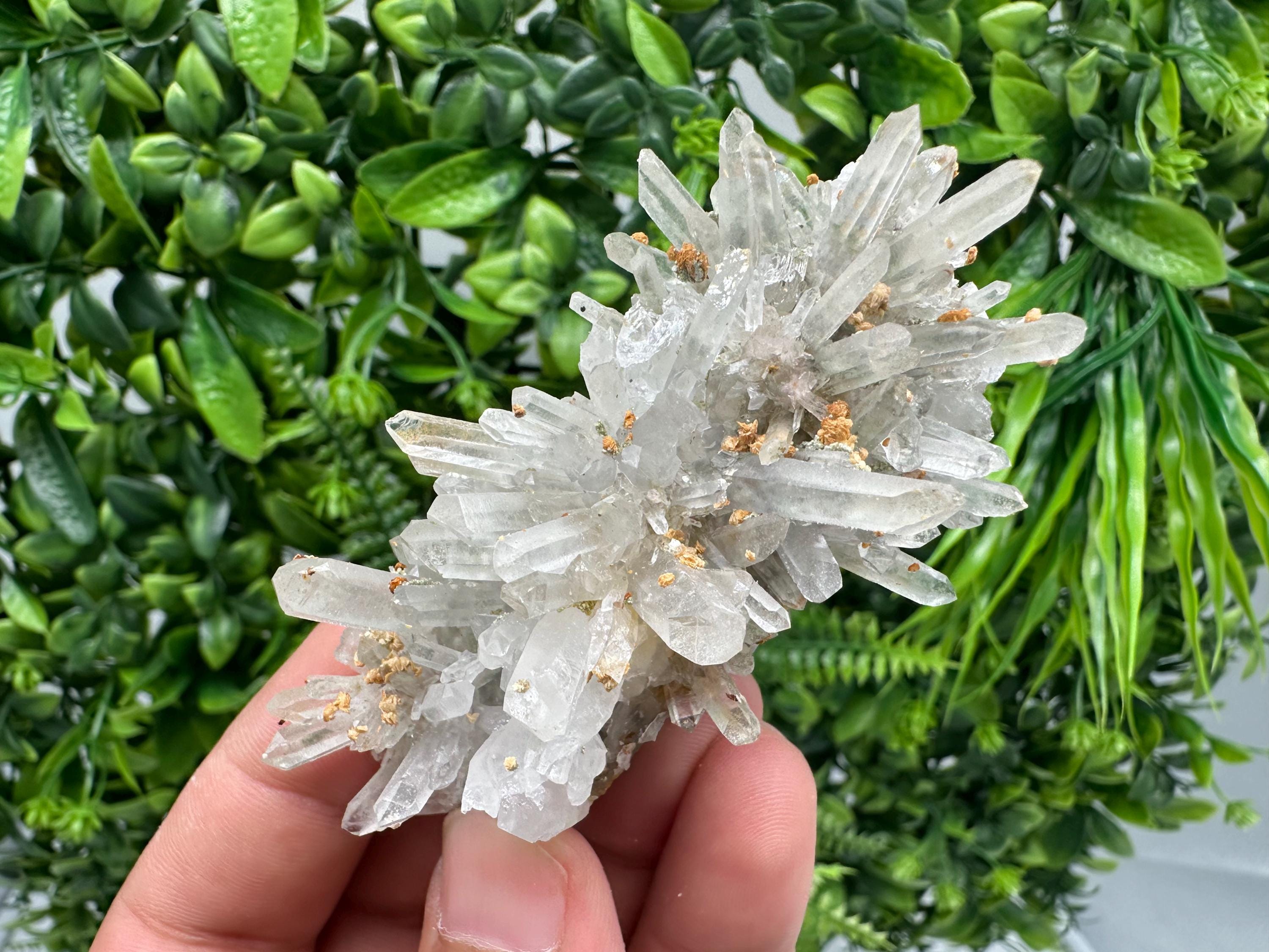 Stunning Quartz whit Sphalerite,Hematite,Iron oxide from 9th September mine,natural,collectible mineral specimen,home decor stone,gift,cryst