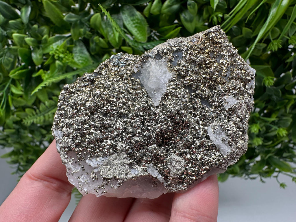 Marcasite Cluster on Chalcedony, Bulgaria Mineral Specimen