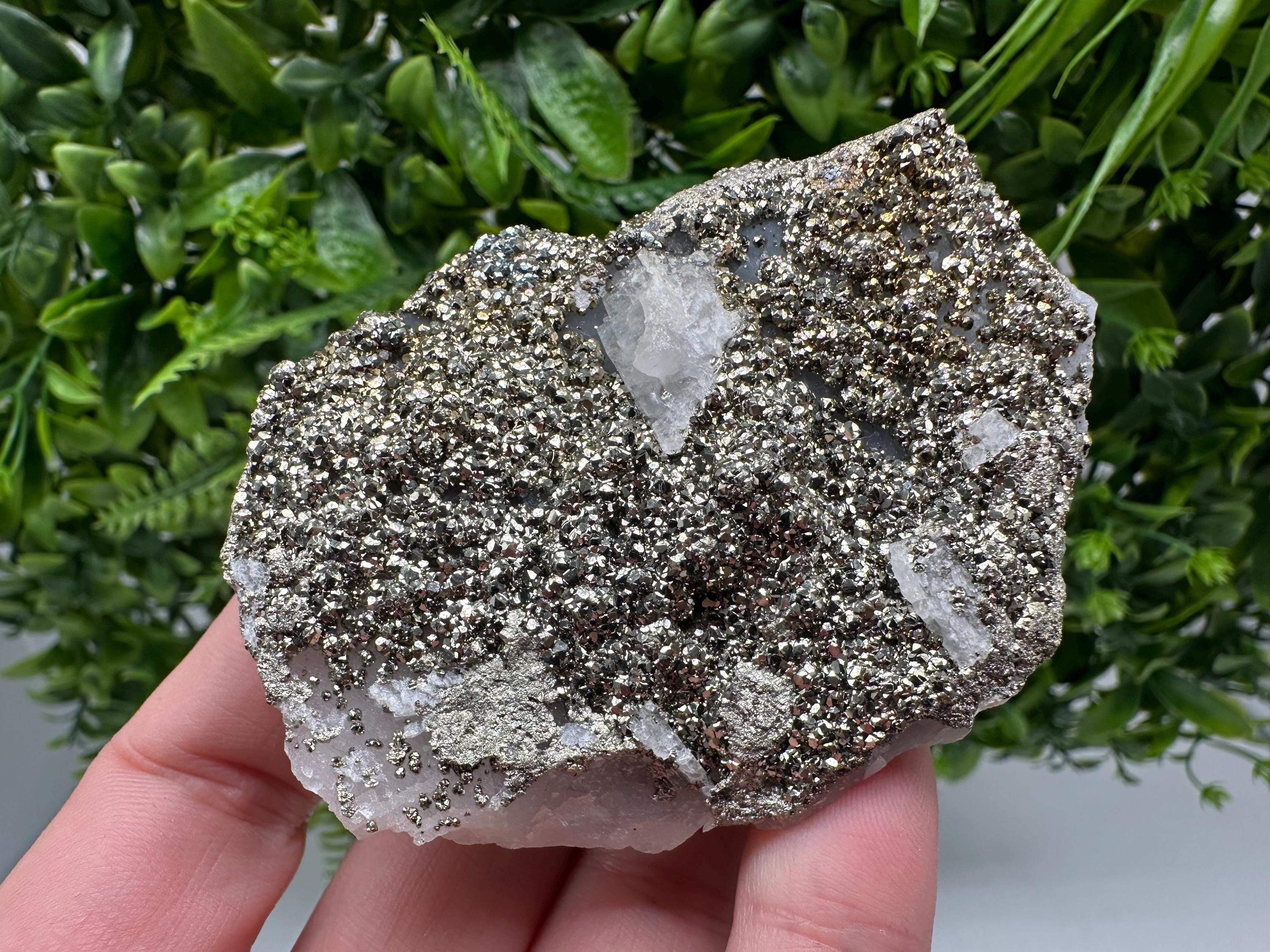 Marcasite Cluster on Chalcedony, Bulgaria Mineral Specimen