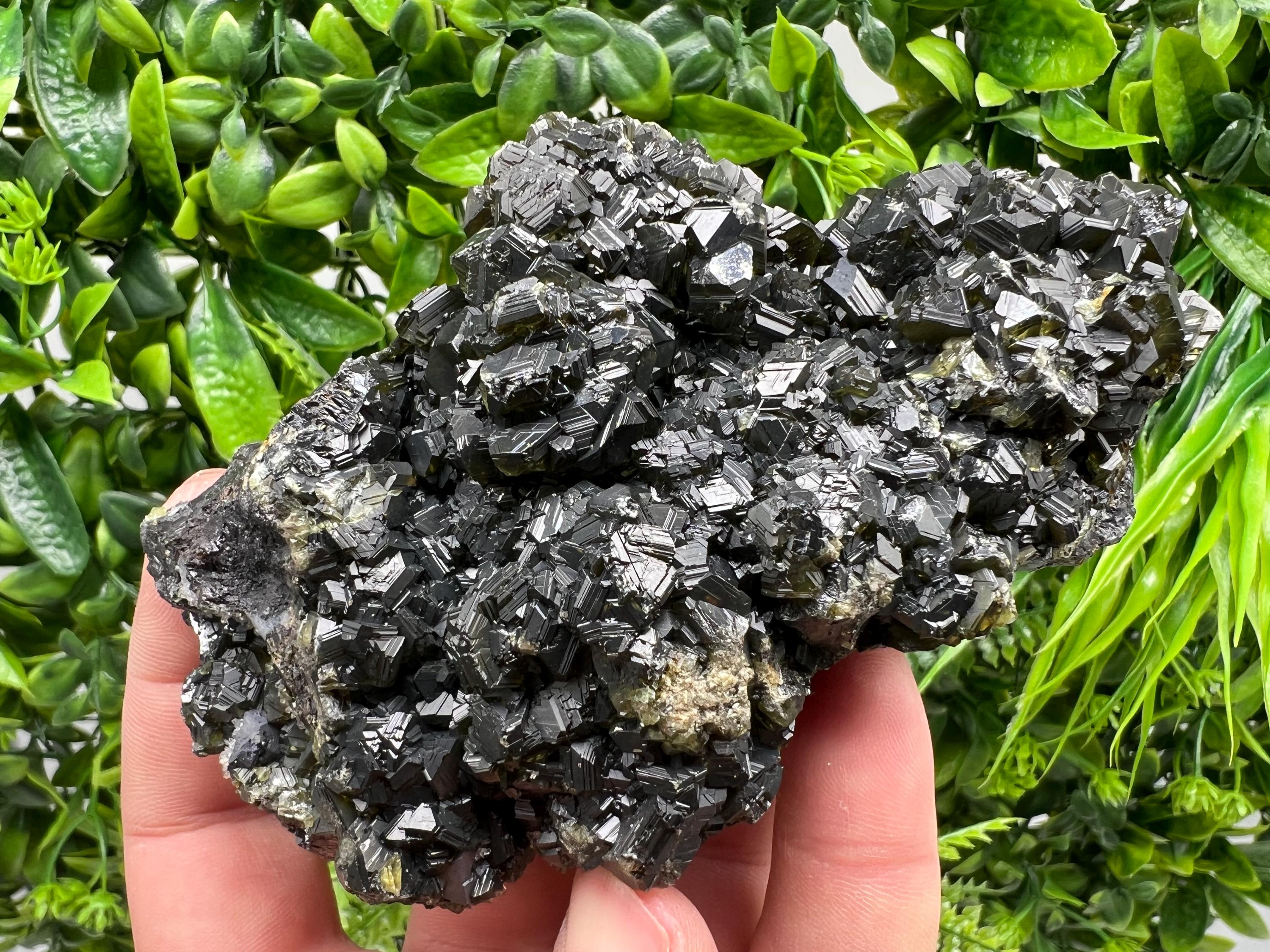 Transparent Green Sphalerite Cleiopfane Gem, Natural Mineral Collection