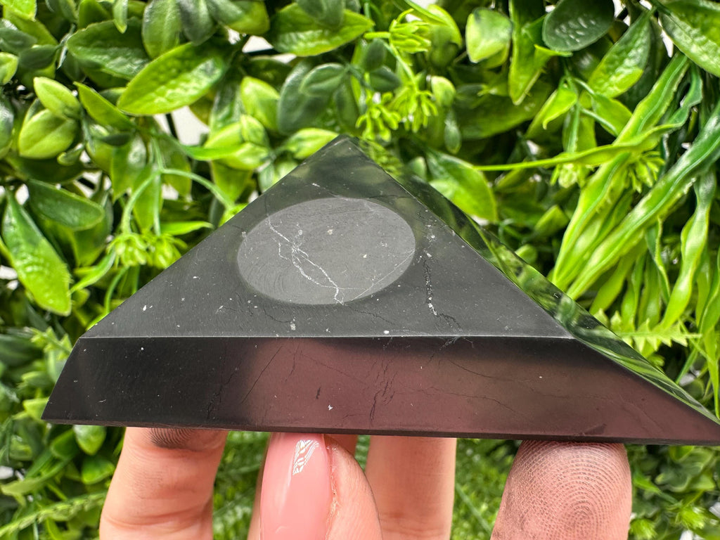 Shungite Sphere Stand: Small/Medium Crystal Ball Holder