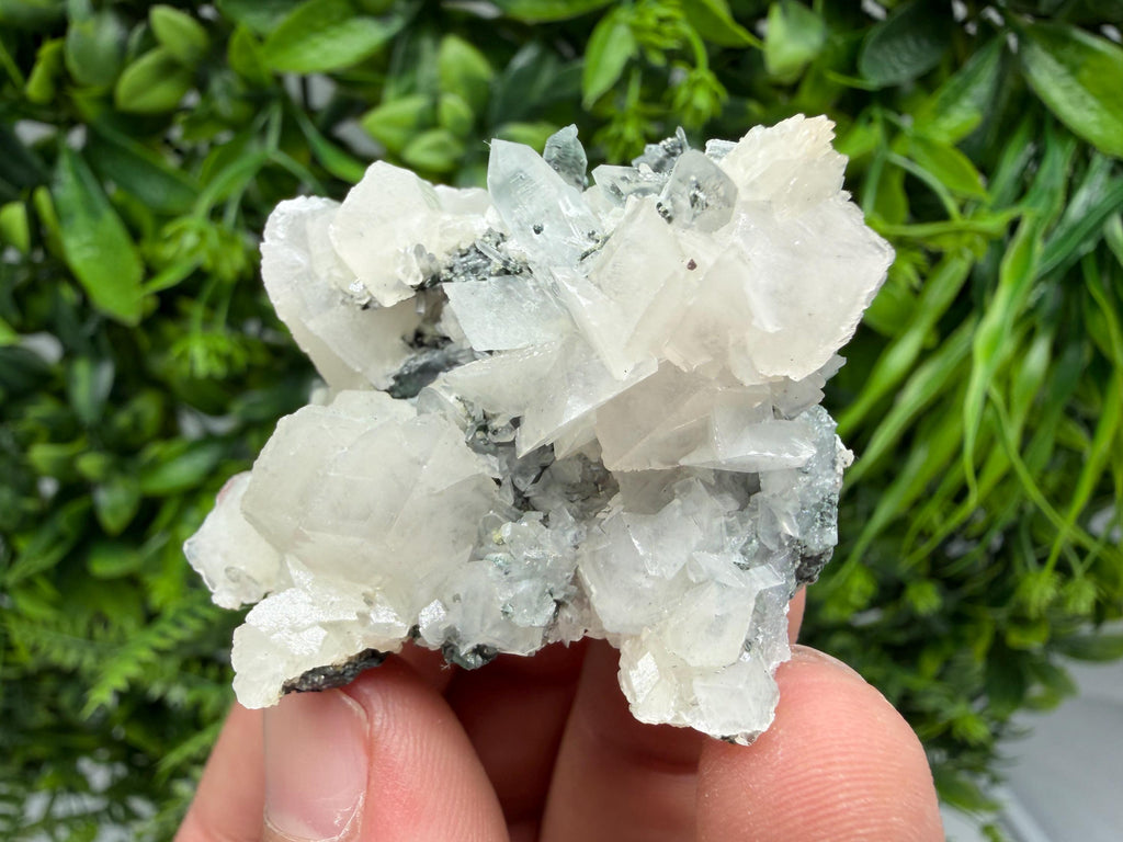 Wonderful Calcite,Quartz on Chlorite matrix,from Borieva mine,Madan,Bulgaria,natural collection mineral specimen,rare crystal,home decor