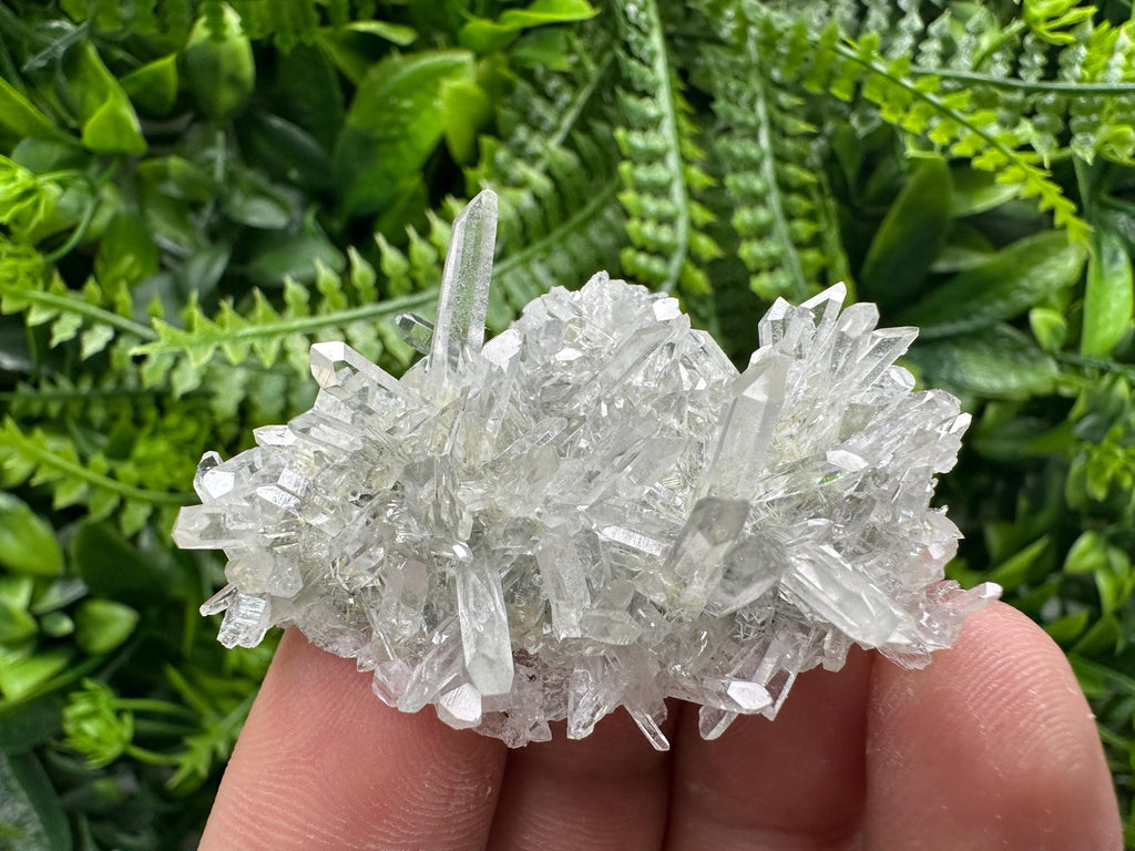 Transparent Quartz Cluster, Borieva Mine Mineral Specimen, Home Decor