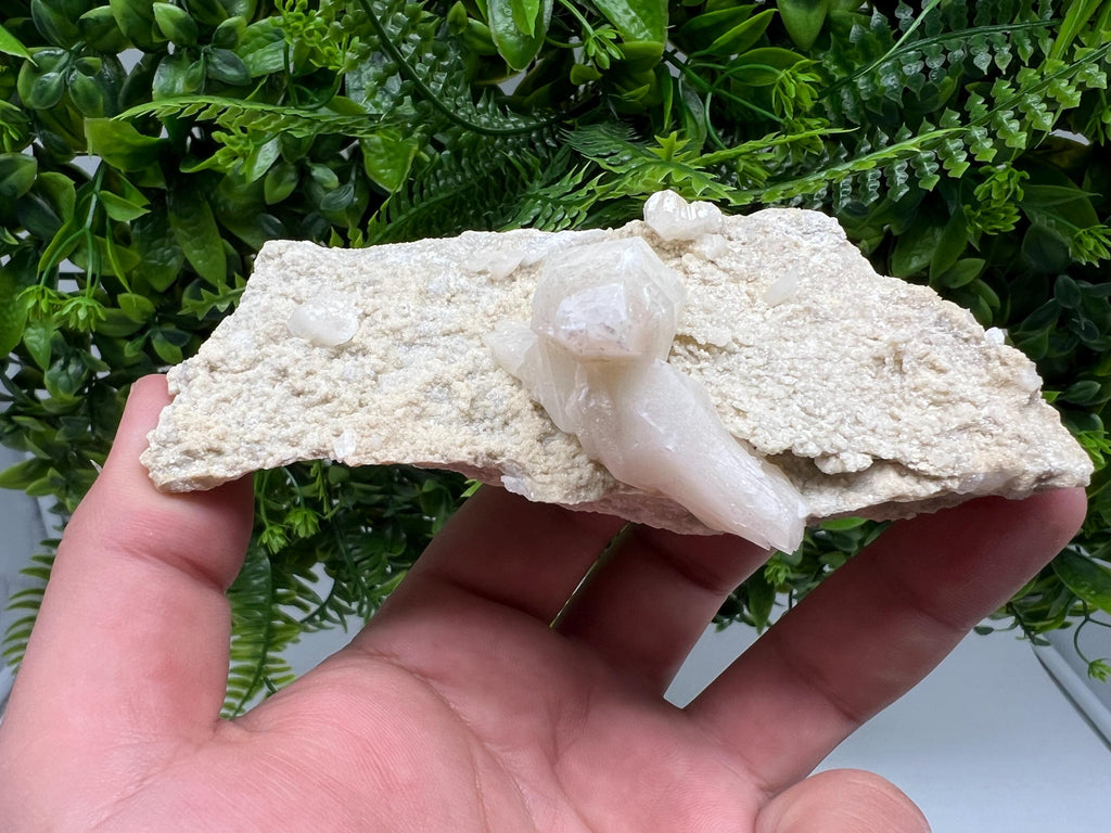 Calcite on Aragonite: Rare Healing Crystal from Bulgaria