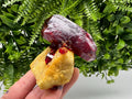 XXL Rare Ruby Pruskite Crystal on Matrix, Laboratory Grown Mineral