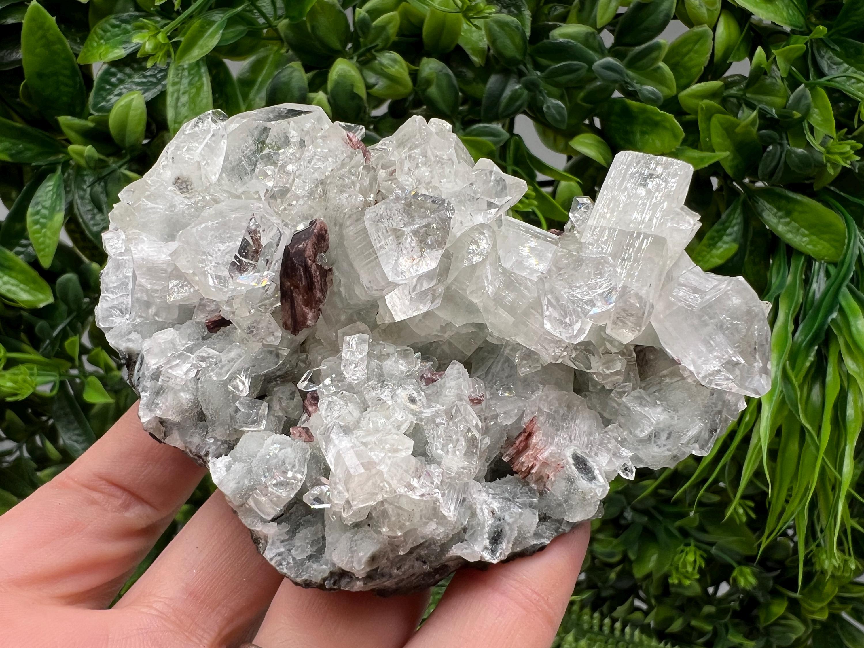 STUNNING Transparent Apophyllite on Chalcedony,natural, collection minerals specimen,India Minerals,Crystal, Stone Mineral Specimens India