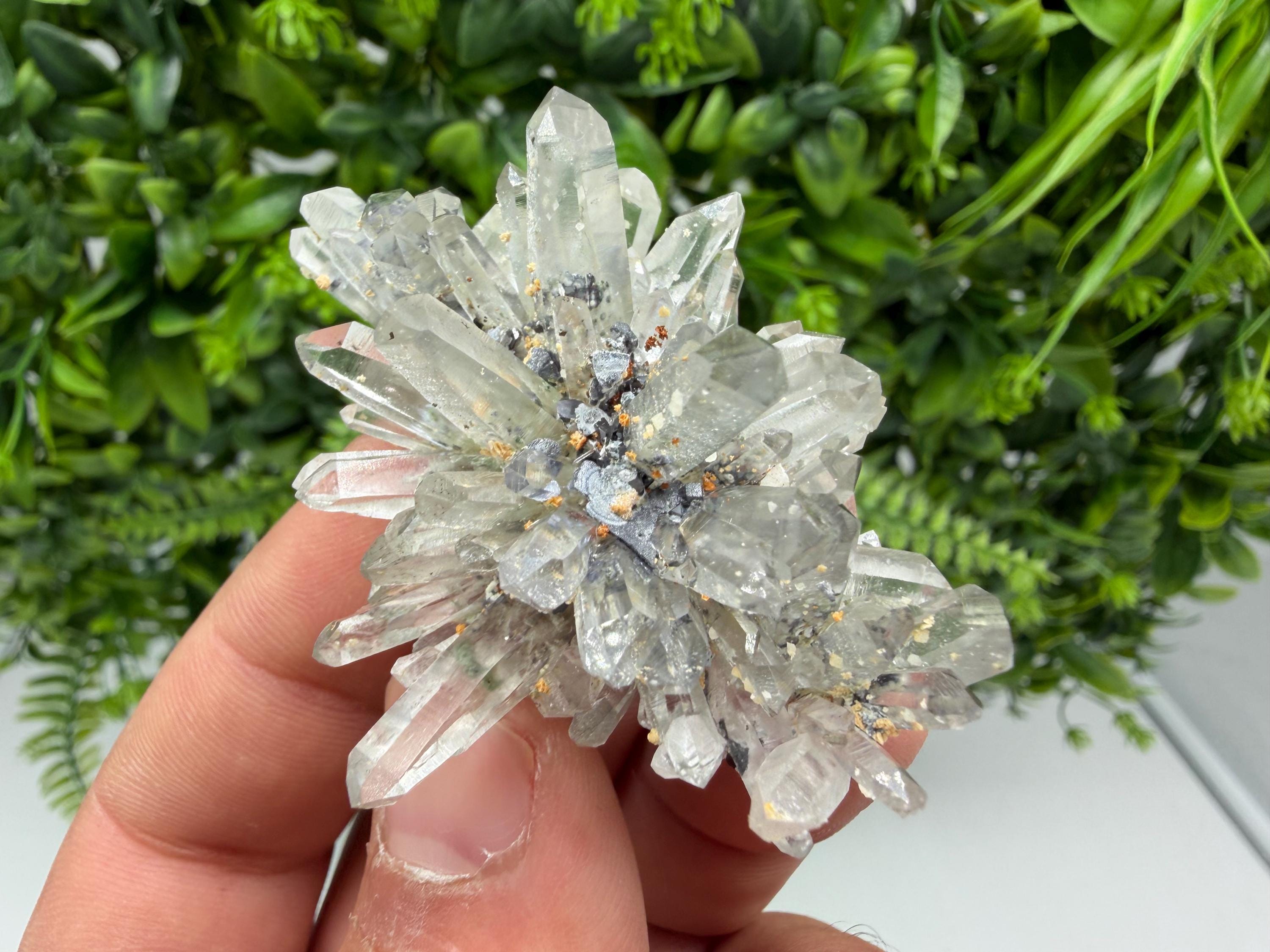 Stunning Transparent Quartz,from Borieva mine,natural collection mineral specimen rare crystal,home decor crystal,quartz cluster,Quartz,gift