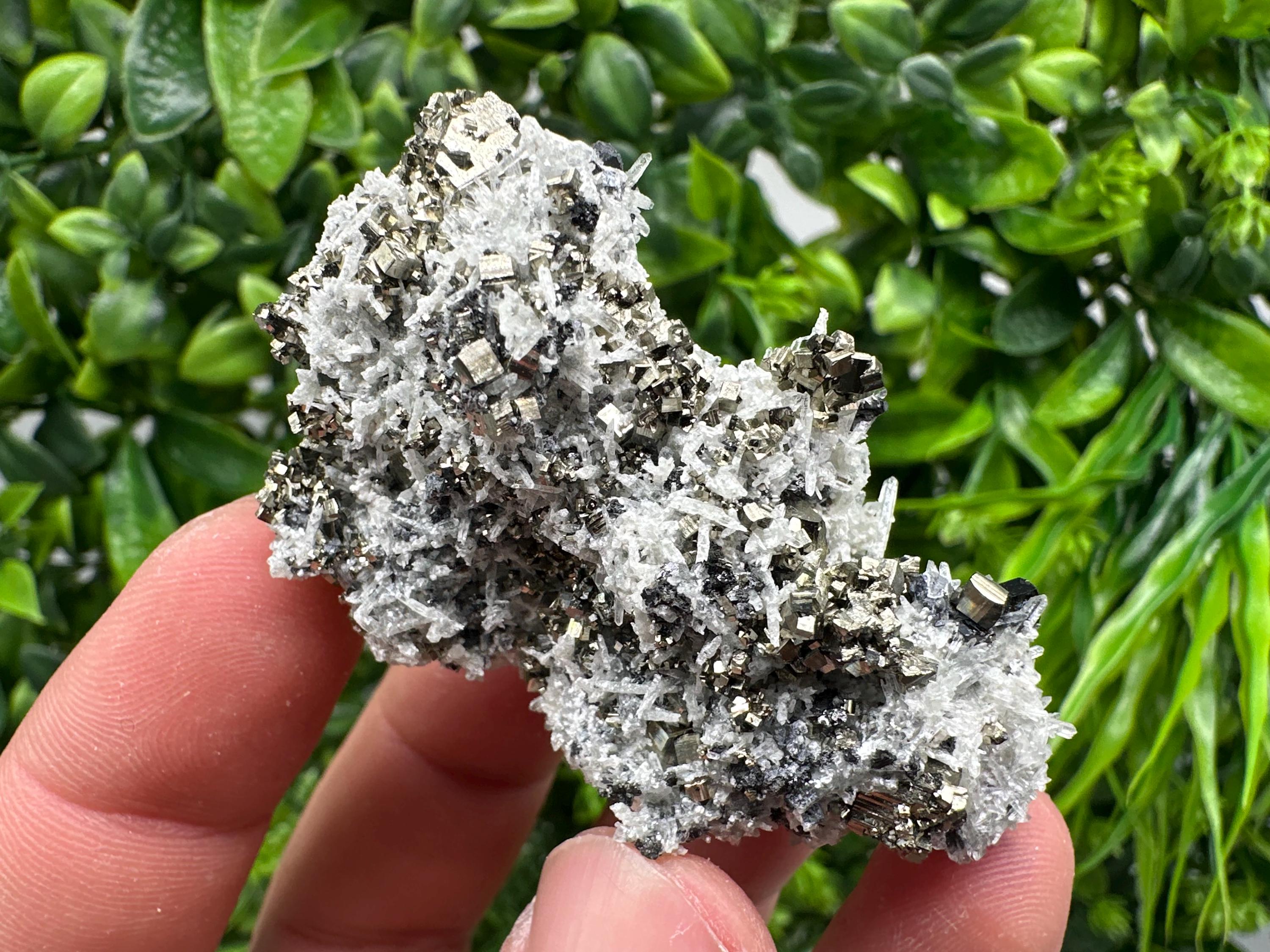 Pyrite Sphalerite Quartz Calcite Mineral Specimen, Madan Bulgaria