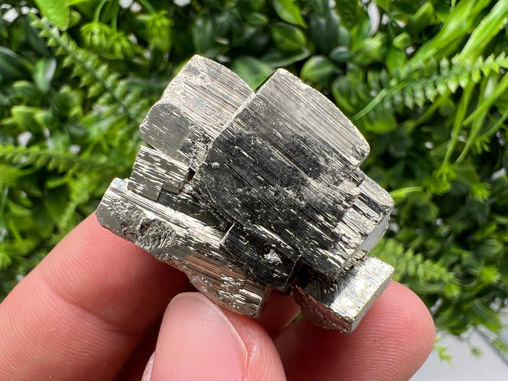 Rainbow Pyrite Hematite Cluster: Borieva Mine, Bulgaria