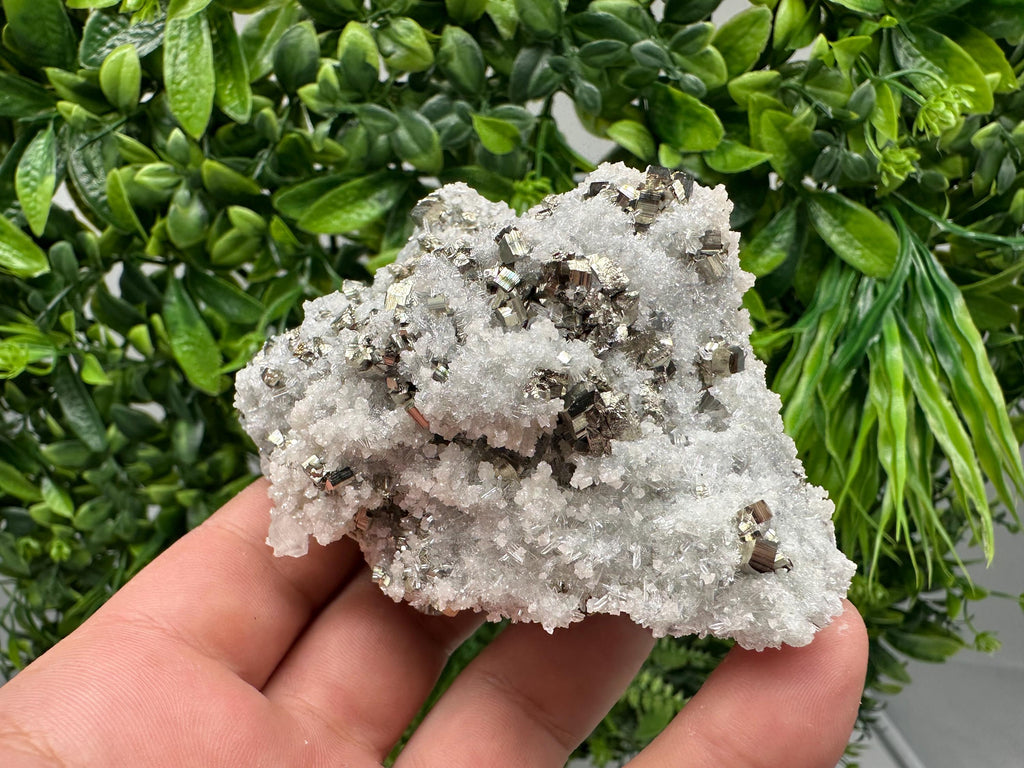 Stunning Pyrite on Quartz,Calcite from Borieva mine,Madan,Bulgaria,natural,collectible mineral specimen,home decor stone,collection crystal