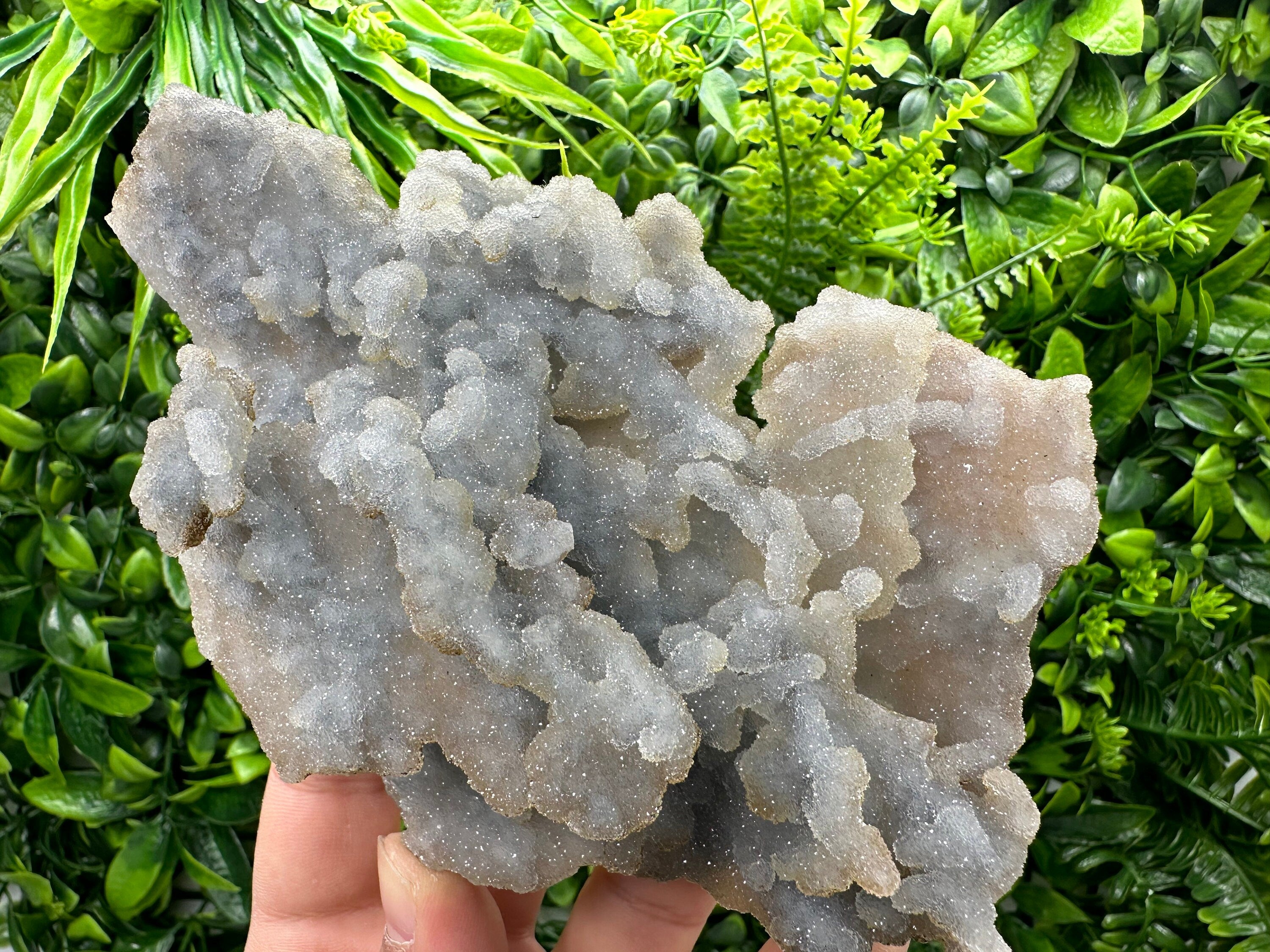 Chalcedony Quartz Cluster with Chlorite, Madan Bulgaria