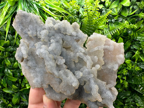Chalcedony Quartz Cluster with Chlorite, Madan, Bulgaria