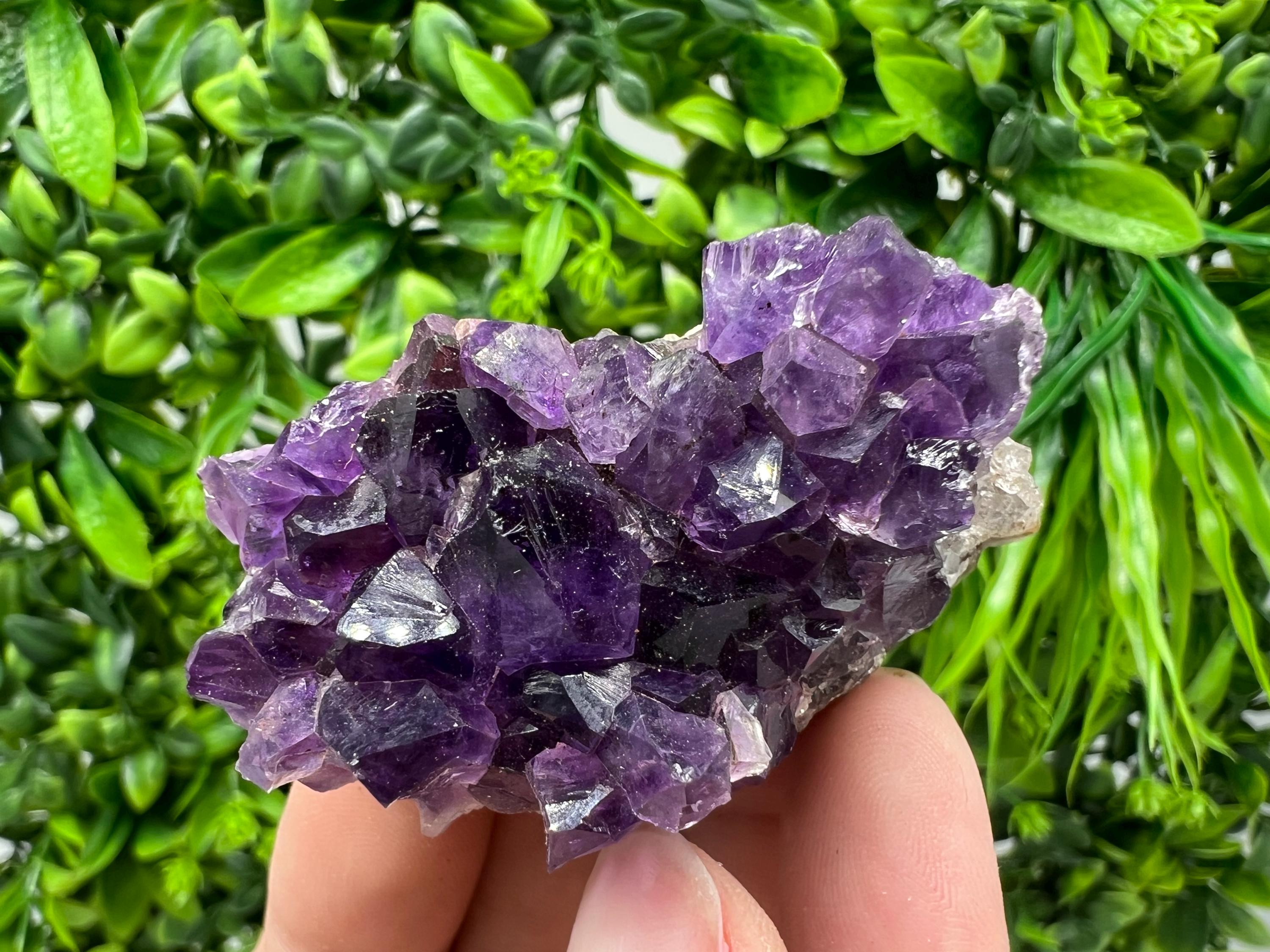 Purple Amethyst Crystal from Uruguay: Natural Energy Stone
