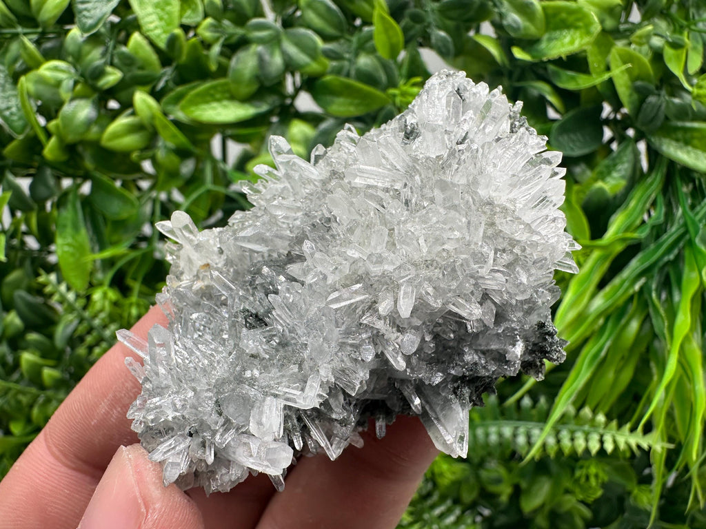 Transparent Quartz on Chlorite Matrix, Bulgaria Mineral Specimen