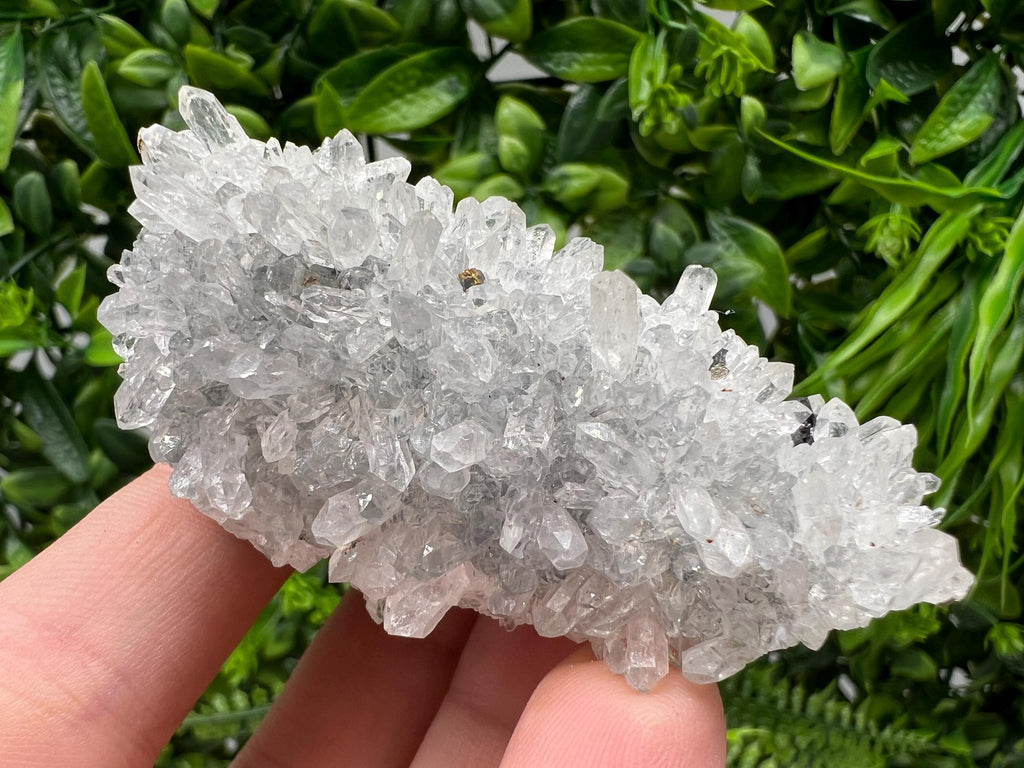 Transparent Quartz Cluster, Natural Crystal Specimen, Home Decor