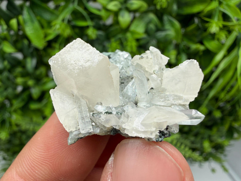 Wonderful Calcite,Quartz on Chlorite matrix,from Borieva mine,Madan,Bulgaria,natural collection mineral specimen,rare crystal,home decor