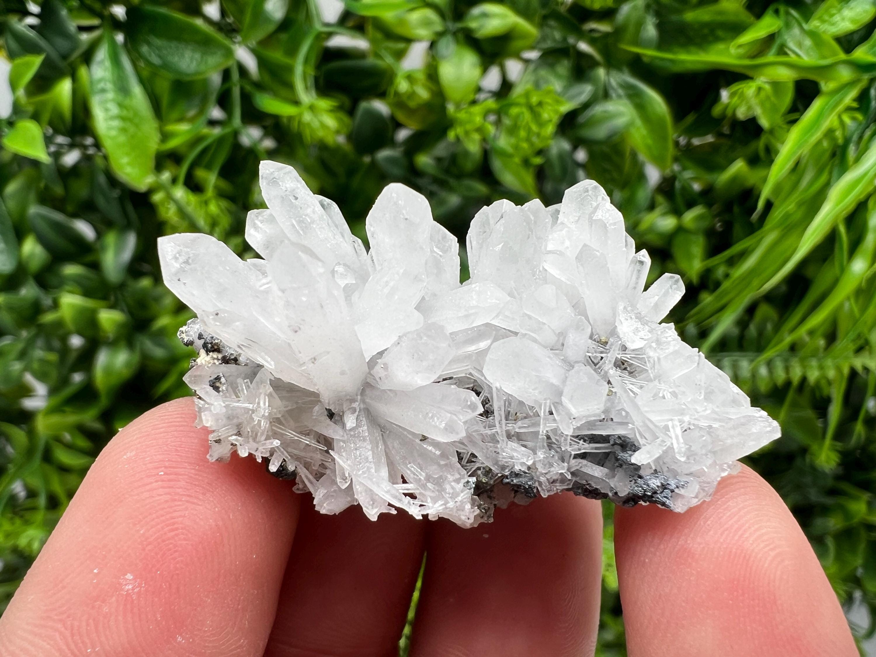 Chlorite Quartz Crystal Specimen, Madan Bulgaria Mineral