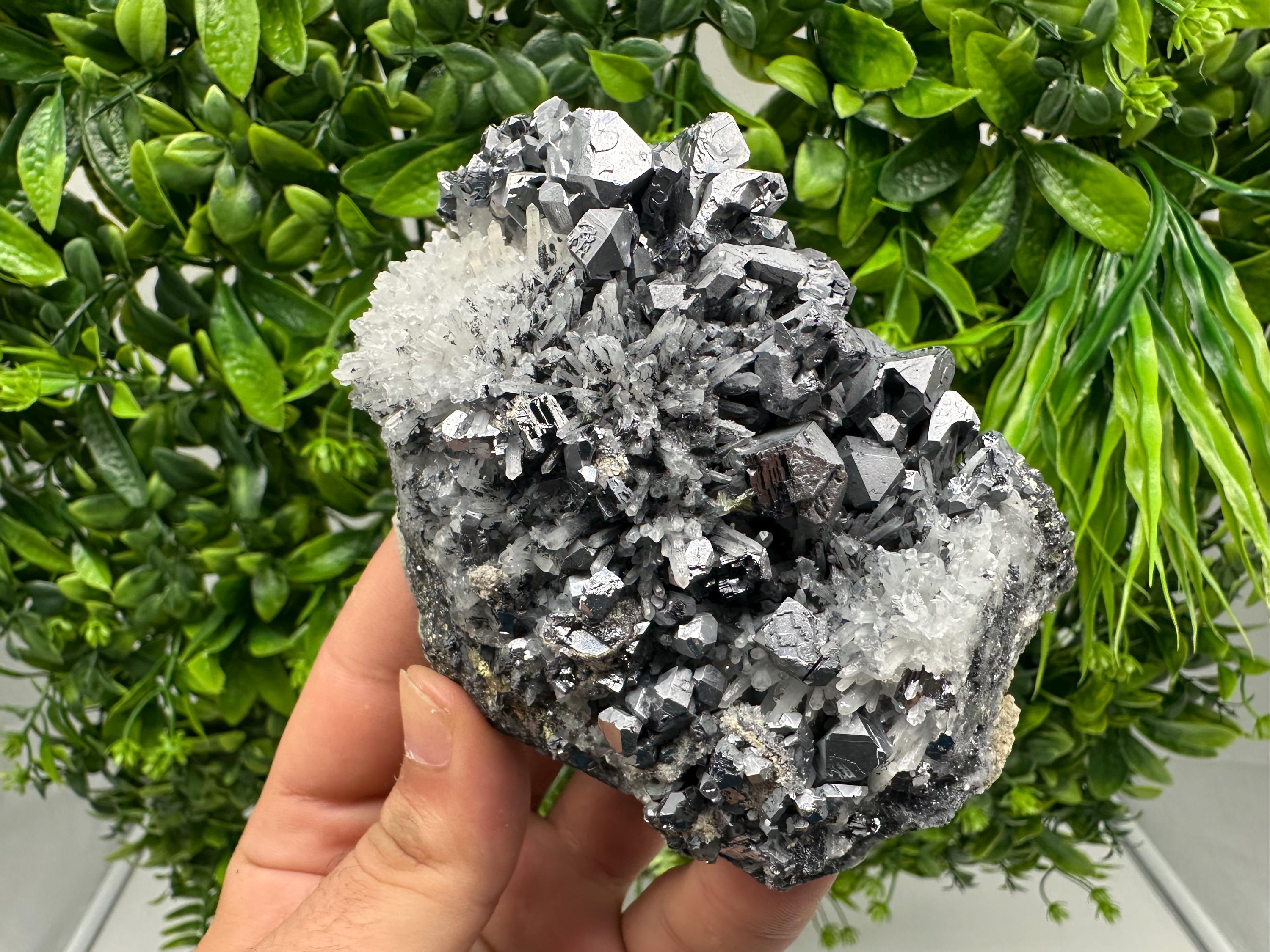 Galena Sphalerite Quartz Mineral Specimen: Krushev Dol Mine