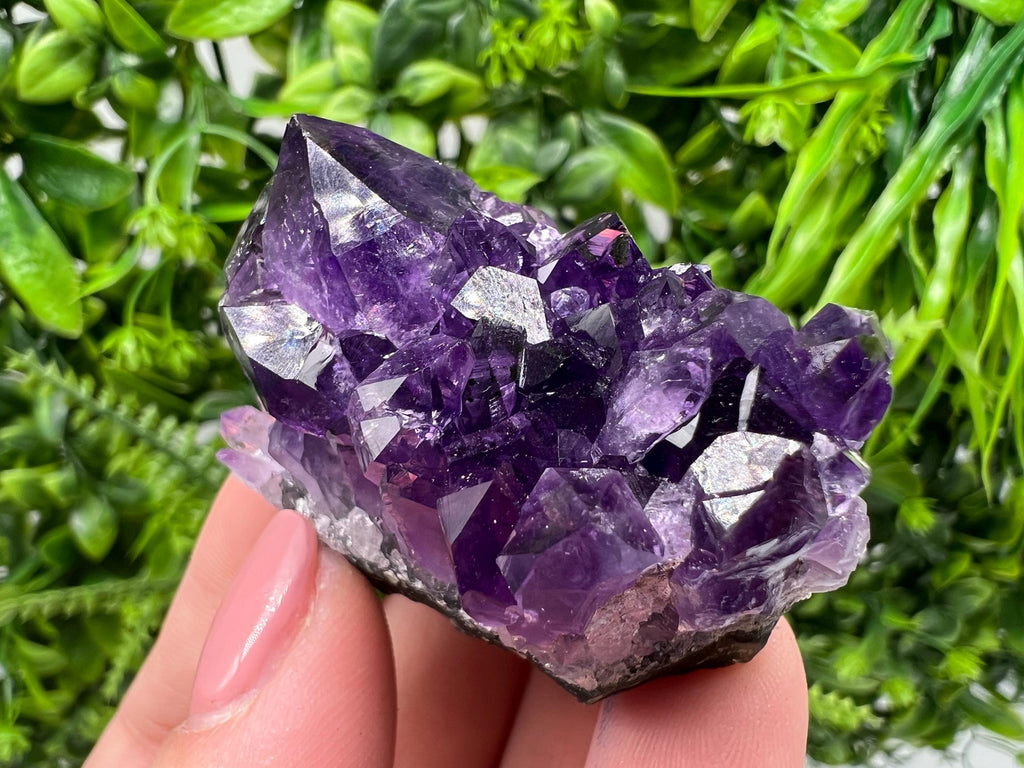 Uruguay Amethyst Crystal: Purple Quartz Home Decor, Energy Stone