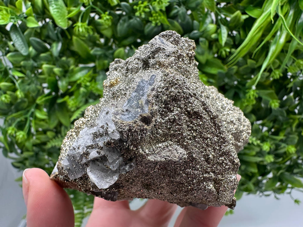 Marcasite Cluster on Chalcedony, Bulgaria Mineral Specimen