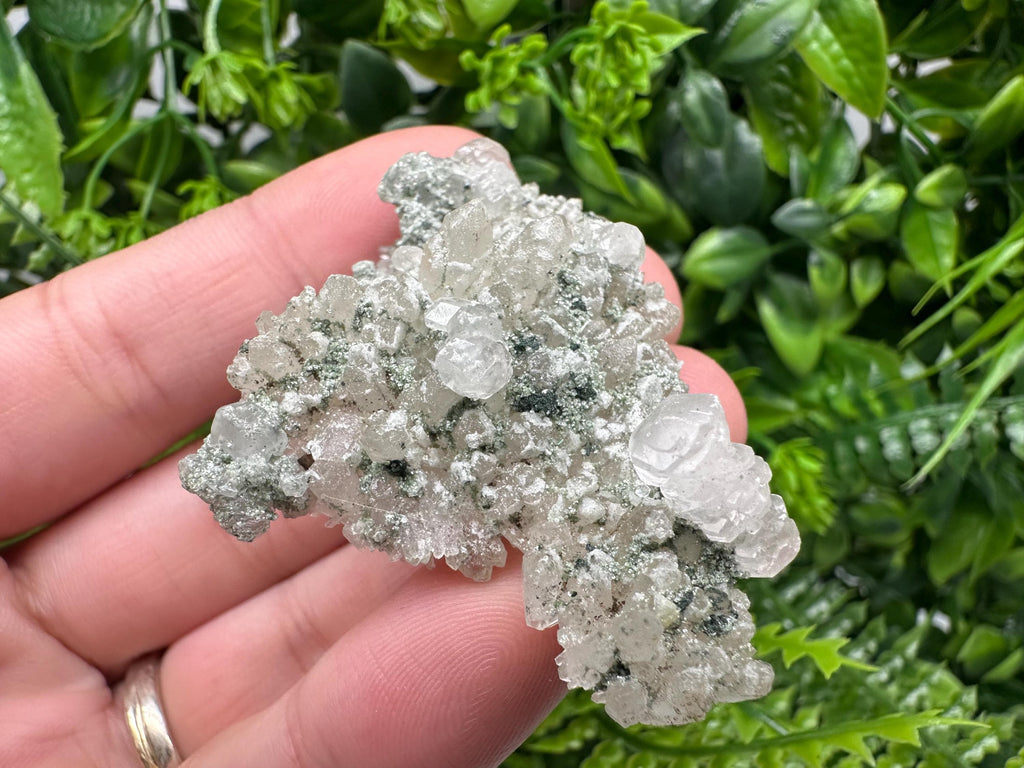 Transparent Quartz on Chlorite Matrix, Madan Bulgaria Mineral Specimen