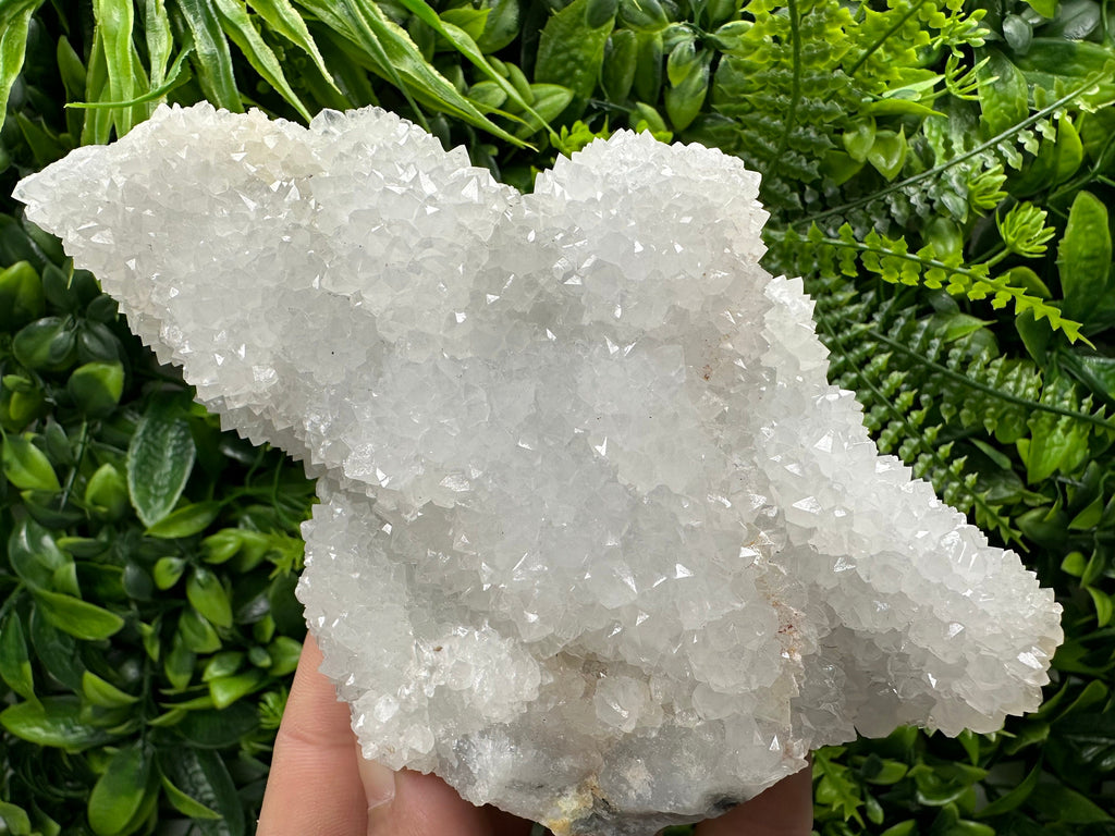Chlorite Quartz Cluster, Chalcedony Mineral Specimen