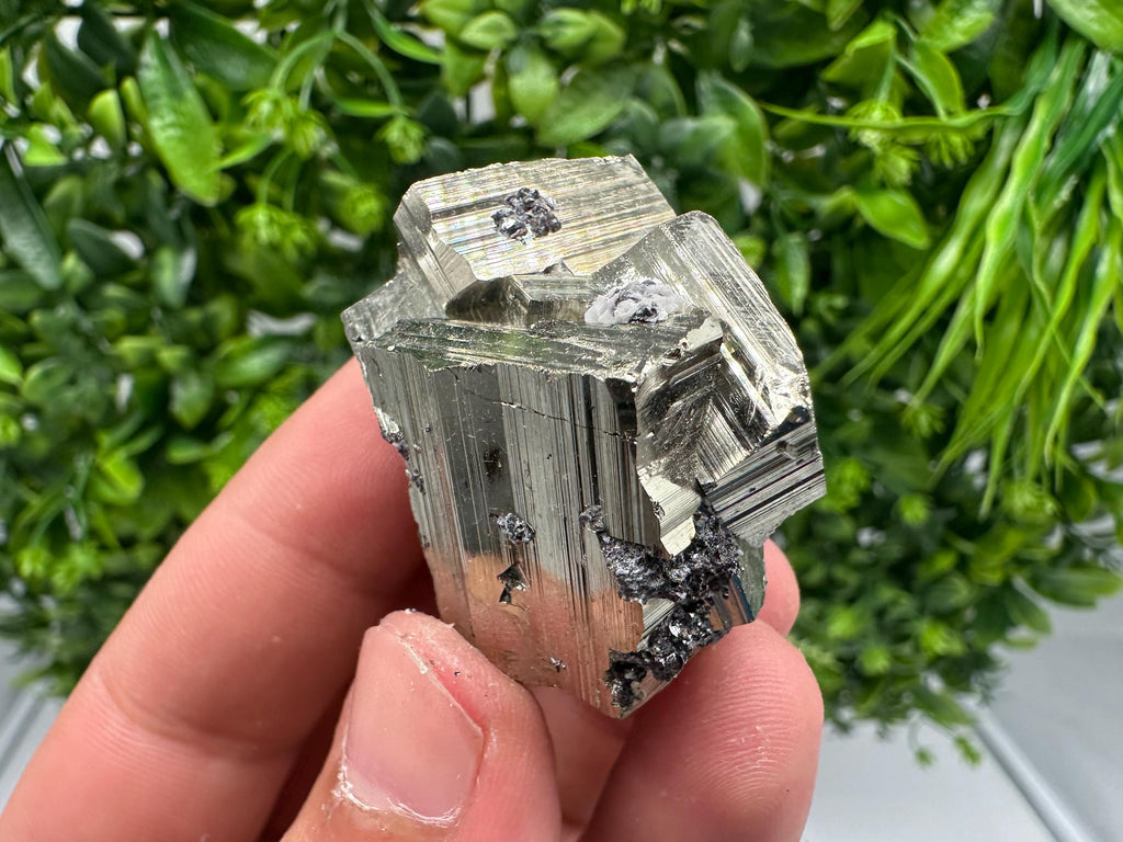 Wonderful Rainbow Pyrite whit Calcite,natural minerals souvenir Crystal,collection stone,rare minerals,home decor,Borieva Bulgaria