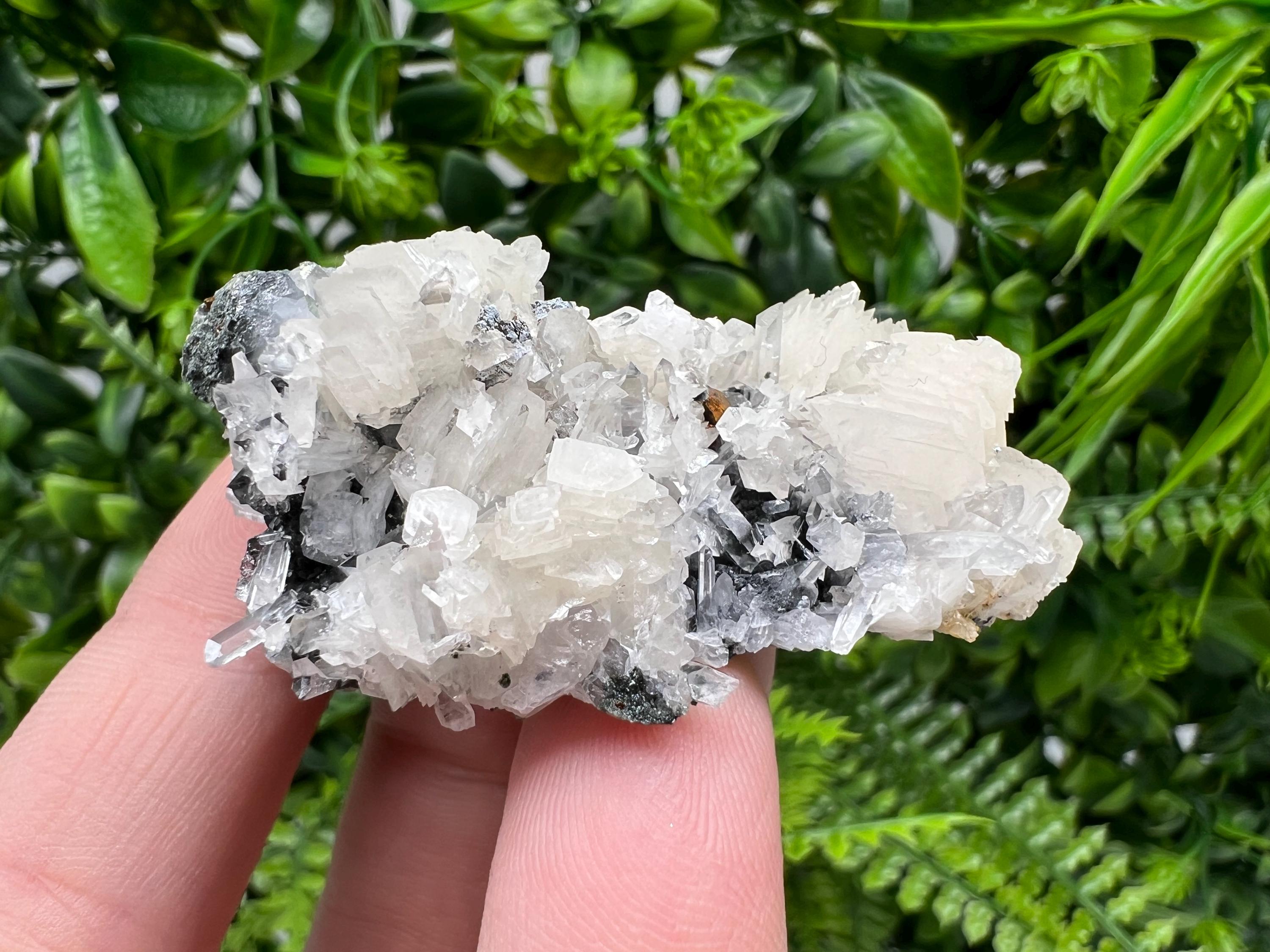 Stunning Calcite on Quartz from Borieva mine,Madan,Bulgaria,natural,collection mineral specimen,home decor stone,Rare minerals,gift,quartz